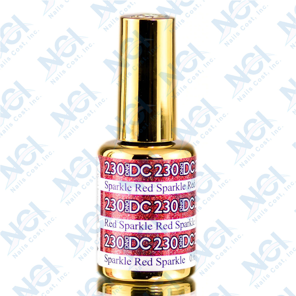 DC Gel Mermaid Collection, 230, Sparkle Red, 0.6oz MY0926