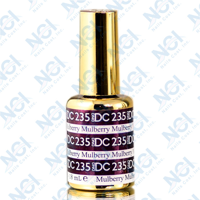 DC Gel Mermaid Collection, 235, Mulberry, 0.6oz