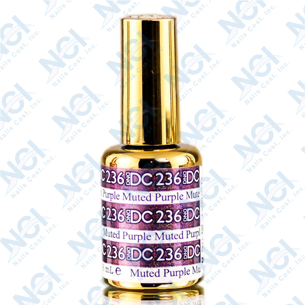 DC Gel Mermaid Collection, 236, Muted Purple, 0.6oz