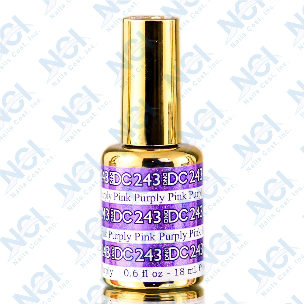 DC Gel Mermaid Collection, 243, Purply Pink, 0.6oz