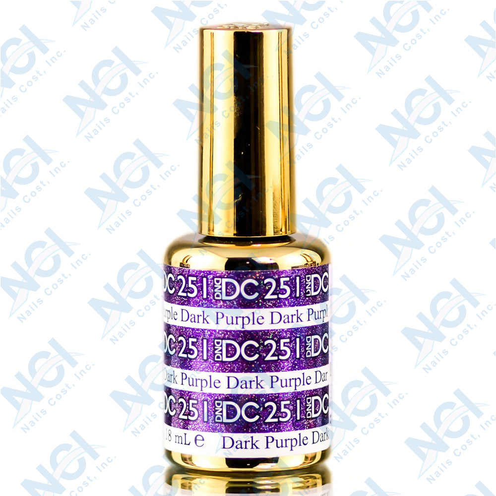 DC Gel Mermaid Collection, 251, Dark Purple, 0.6oz