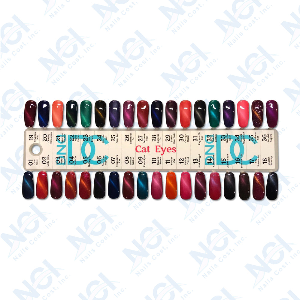 DC Cat Eyes Gel Collection, Sample Tips — Nail Deli, Inc.