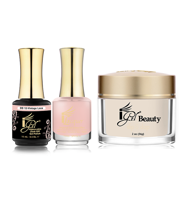 iGel 3in1 Dipping Powder + Gel Polish + Nail Lacquer, DD013, Cosmic Latter OK0523VD