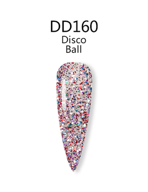 iGel Acrylic/Dipping Powder, Dip & Dap Collection, DD160, Disco Ball 2oz OK1019MD