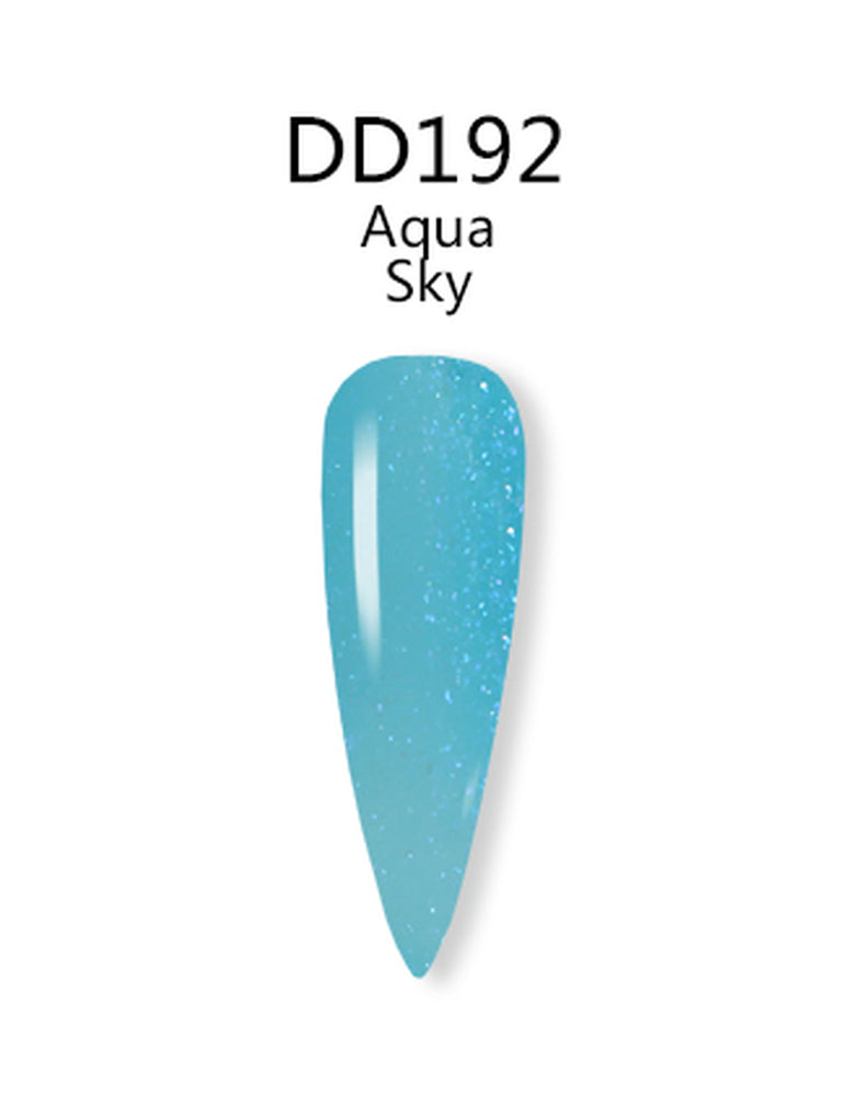 iGel 3in1 Dipping Powder + Gel Polish + Nail Lacquer, DD192, Aqua Sky OK1019MD