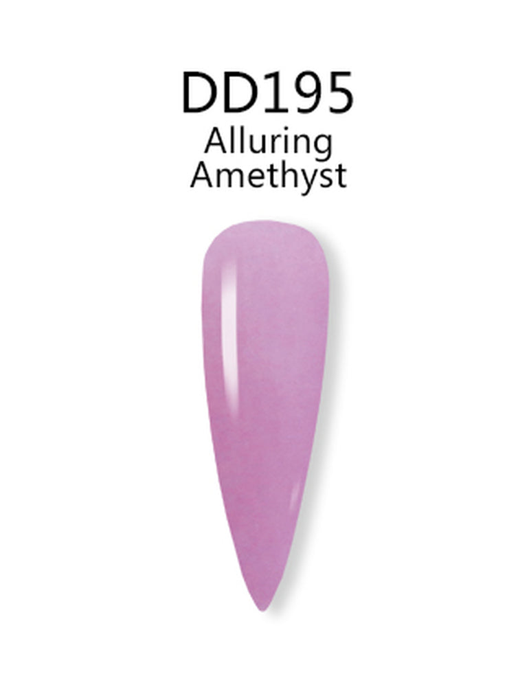 iGel 3in1 Dipping Powder + Gel Polish + Nail Lacquer, DD195, Alluring Amethyst OK1019MD