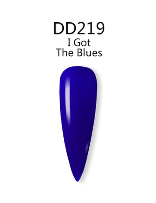 iGel Acrylic/Dipping Powder, Dip & Dap Collection, DD219, I Got The Blues, 2oz OK1019MD