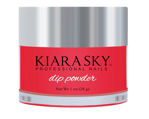 Kiara Sky Dipping Powder, Glow In The Dark Collection, DG101, Red Hot Glo, 1oz OK1028LK