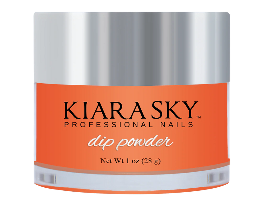 Kiara Sky Dipping Powder, Glow In The Dark Collection, DG104, Peach Cobbler, 1oz OK1028LK