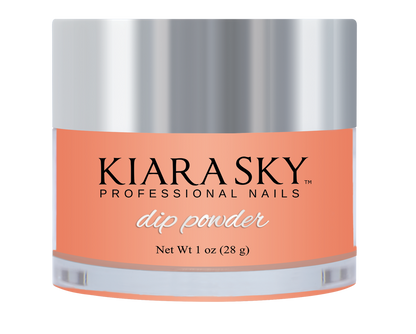 Kiara Sky Dipping Powder, Glow In The Dark Collection, DG105, Cream-Sicle, 1oz OK1028LK