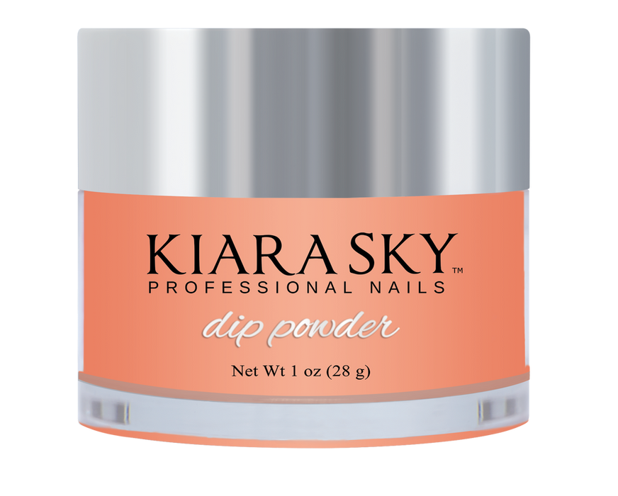 Kiara Sky Dipping Powder, Glow In The Dark Collection, DG105, Cream-Sicle, 1oz OK1028LK