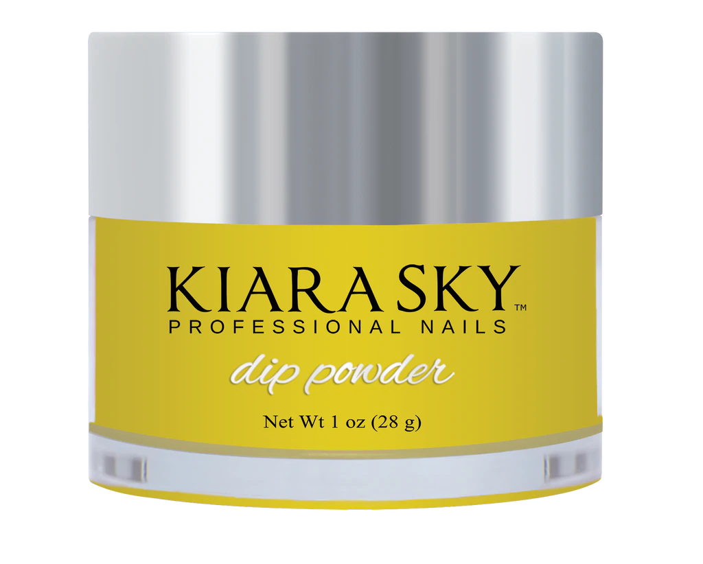 Kiara Sky Dipping Powder, Glow In The Dark Collection, DG111, Marigold, 1oz OK1028LK