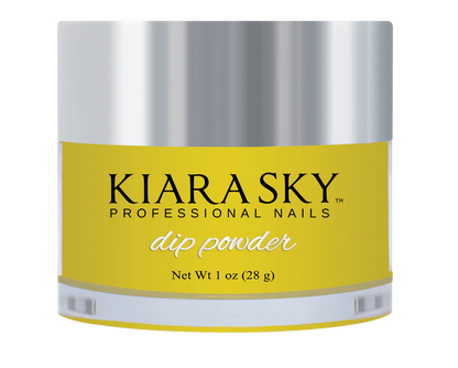 Kiara Sky Dipping Powder, Glow In The Dark Collection, DG111, Marigold, 1oz OK1028LK