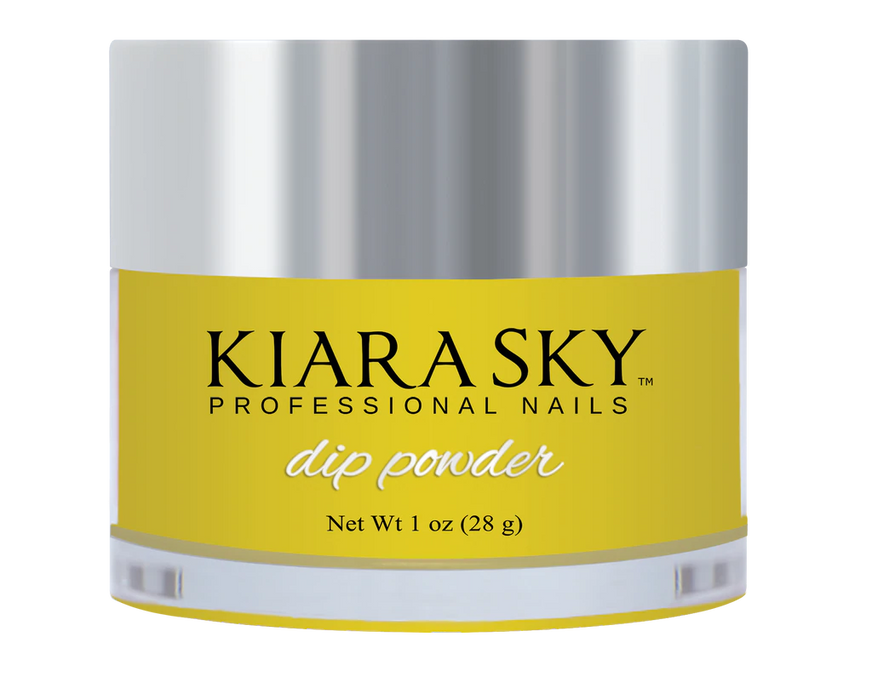 Kiara Sky Dipping Powder, Glow In The Dark Collection, DG111, Marigold, 1oz OK1028LK