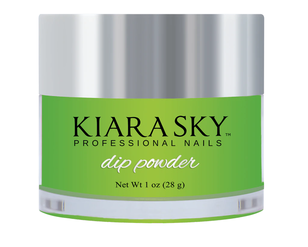 Kiara Sky Dipping Powder, Glow In The Dark Collection, DG114, Get Clover It, 1oz OK1028LK