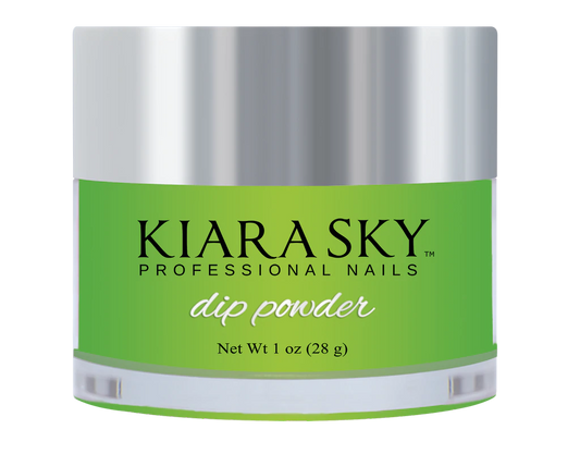 Kiara Sky Dipping Powder, Glow In The Dark Collection, DG114, Get Clover It, 1oz OK1028LK