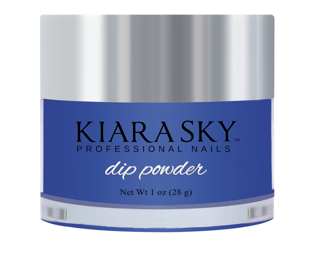 Kiara Sky Dipping Powder, Glow In The Dark Collection, DG118, Blue Me Away, 1oz OK1028LK