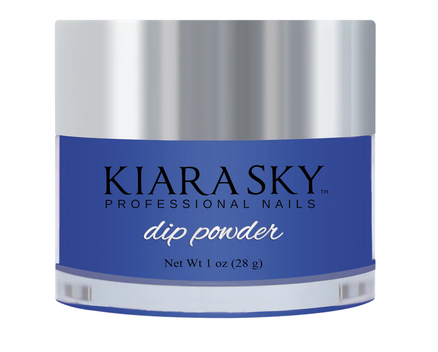 Kiara Sky Dipping Powder, Glow In The Dark Collection, DG118, Blue Me Away, 1oz OK1028LK
