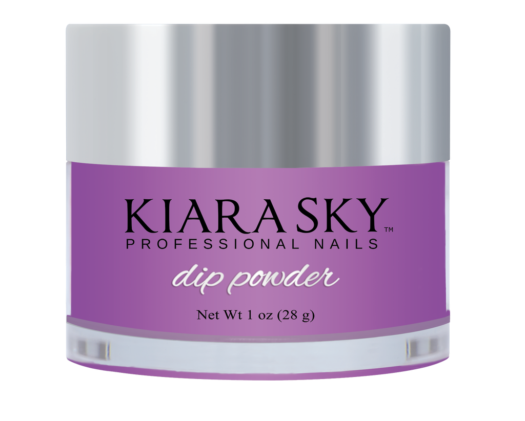 Kiara Sky Dipping Powder, Glow In The Dark Collection, DG121, Lilac Lillies, 1oz OK1028LK