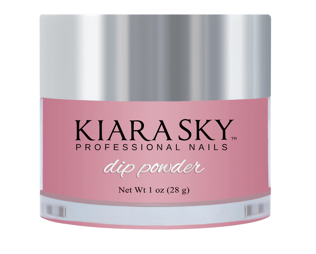 Kiara Sky Dipping Powder, Glow In The Dark Collection, DG124, Retro Pink, 1oz OK1028LK