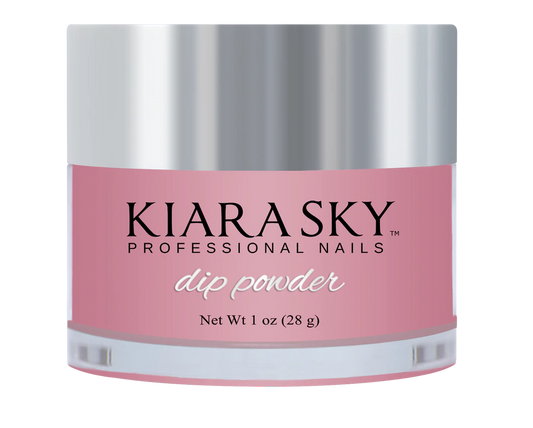 Kiara Sky Dipping Powder, Glow In The Dark Collection, DG124, Retro Pink, 1oz OK1028LK