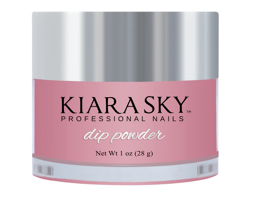 Kiara Sky Dipping Powder, Glow In The Dark Collection, DG124, Retro Pink, 1oz OK1028LK