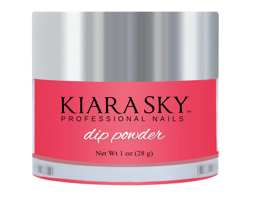 Kiara Sky Dipping Powder, Glow In The Dark Collection, DG126, Pink Peonies, 1oz OK1028LK