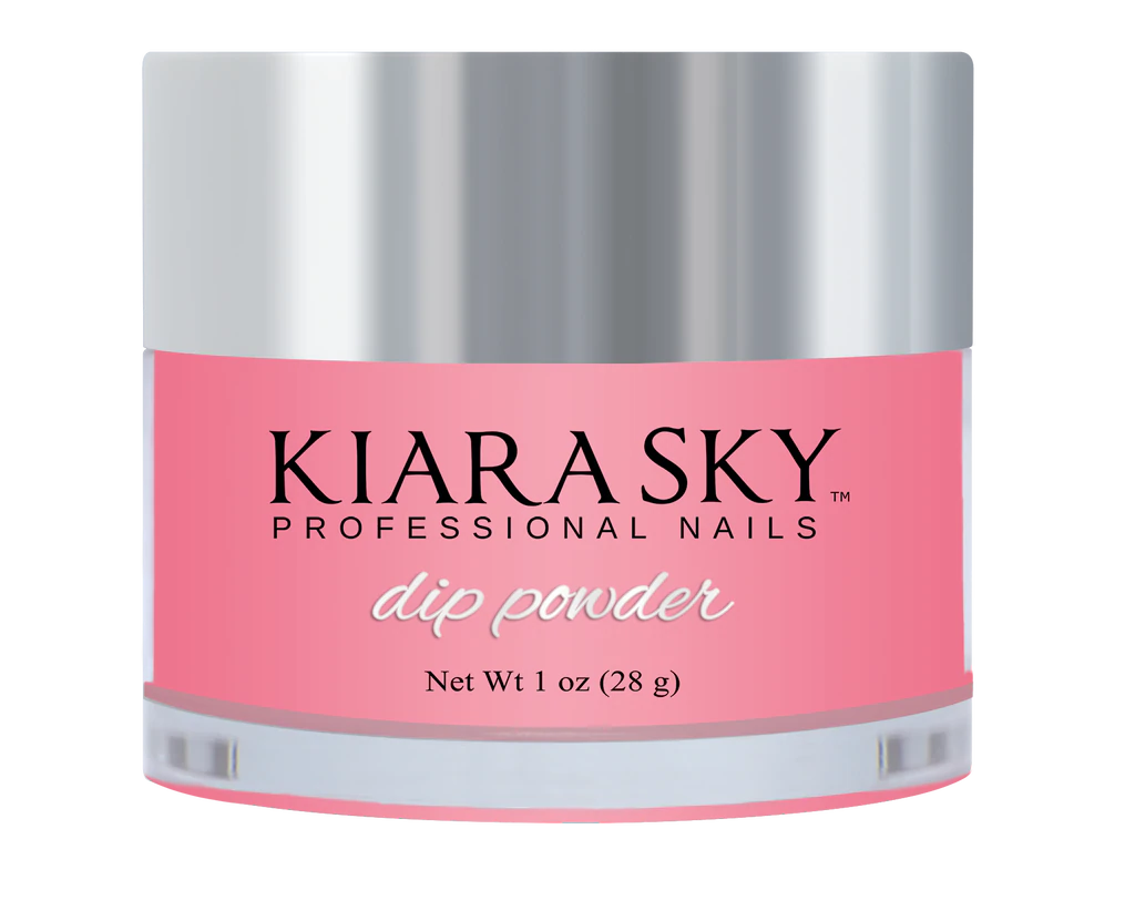 Kiara Sky Dipping Powder, Glow In The Dark Collection, DG127, Code Pink, 1oz OK1028LK