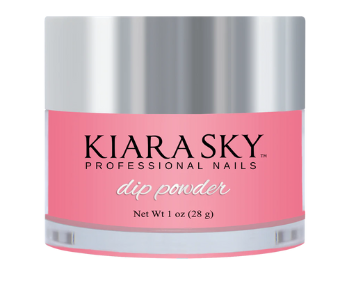 Kiara Sky Dipping Powder, Glow In The Dark Collection, DG127, Code Pink, 1oz OK1028LK