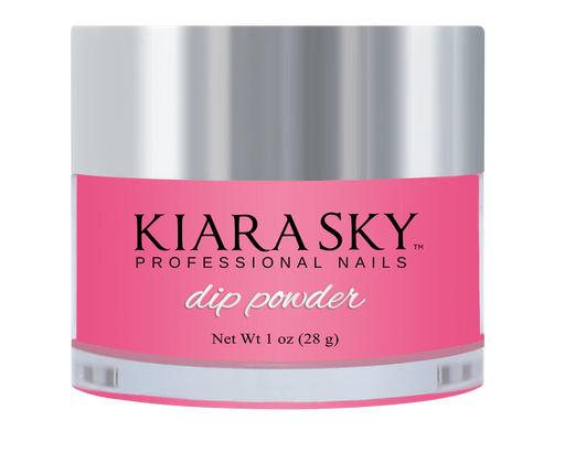 Kiara Sky Dipping Powder, Glow In The Dark Collection, DG128, Flamin-Glo, 1oz OK1028LK