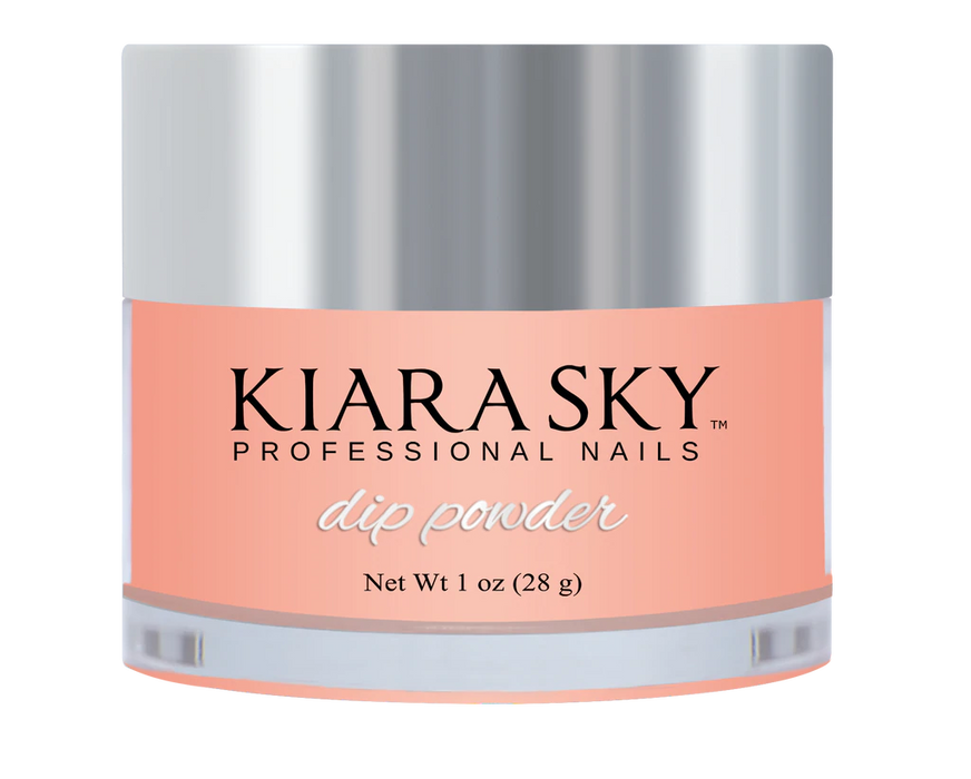 Kiara Sky Dipping Powder, Glow In The Dark Collection, DG133, Touch Of Blush, 1oz OK1028LK