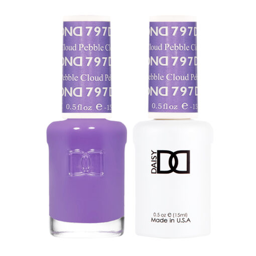 DND Nail Lacquer And Gel Polish, 797, Pebble Cloud, 0.5oz