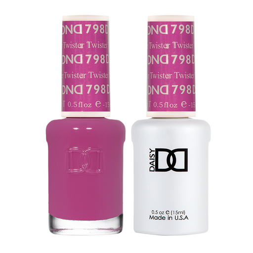 DND Nail Lacquer And Gel Polish, 798, Twister, 0.5oz