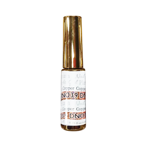 DND Nail Art Gel, PLATINUM Collection, 39, Copper, 0.25oz