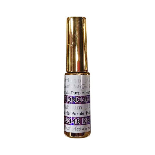 DND Nail Art Gel, Platinum Collection, 48, Purple, 0.25oz