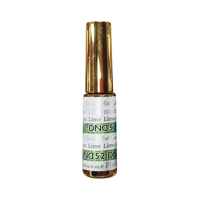 DND Nail Art Gel, Platinum Collection, 52, Lime, 0.25oz