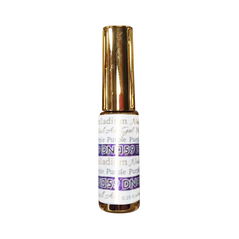 DND Nail Art Gel, Palladium Collection, 59, Purple, 0.25oz