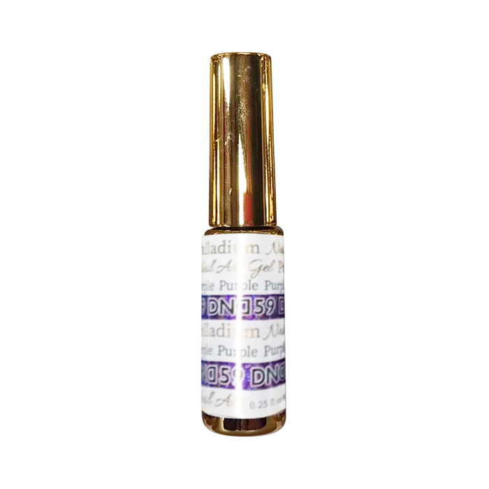DND Nail Art Gel, PALLADIUM Collection, 59, Purple, 0.25oz