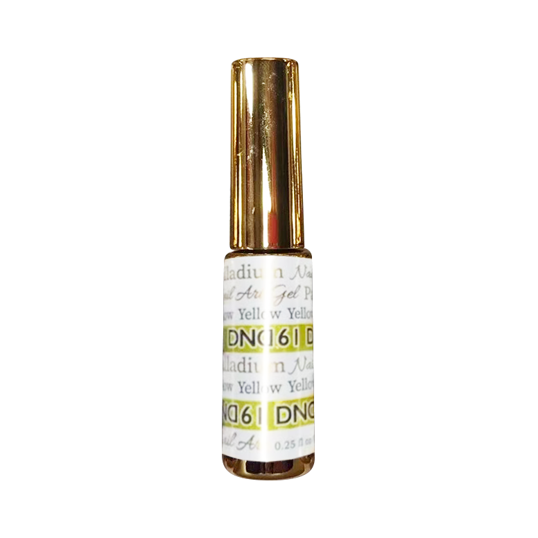 DND Nail Art Gel, Palladium Collection, 61, Yellow, 0.25oz