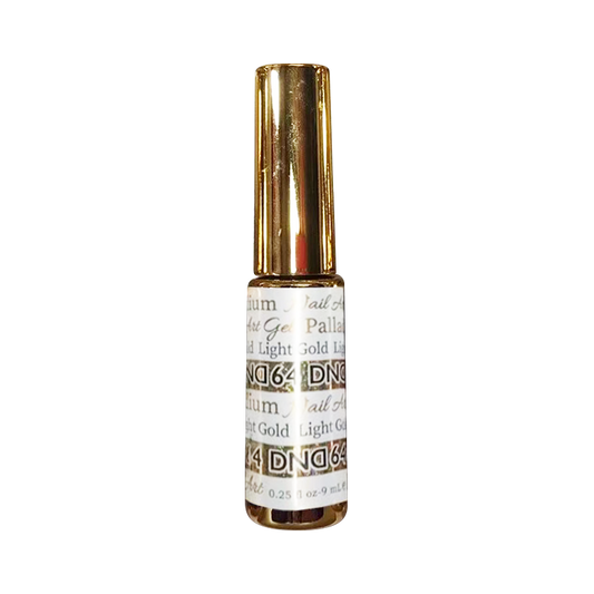 DND Nail Art Gel, Palladium Collection, 64, Light Gold, 0.25oz