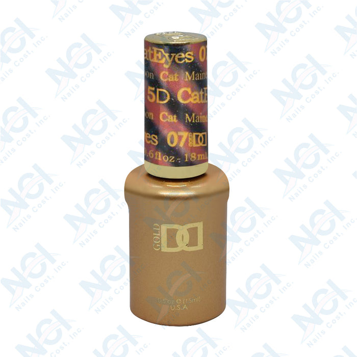 DND 5D Cat Eyes Gel Polish, CE5D-07, Maine Coon Cat, 0.5oz OK1110LK