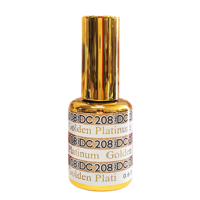 DC Gel Platinum Collection, 208, Golden Platinum, 0.6oz MY0926