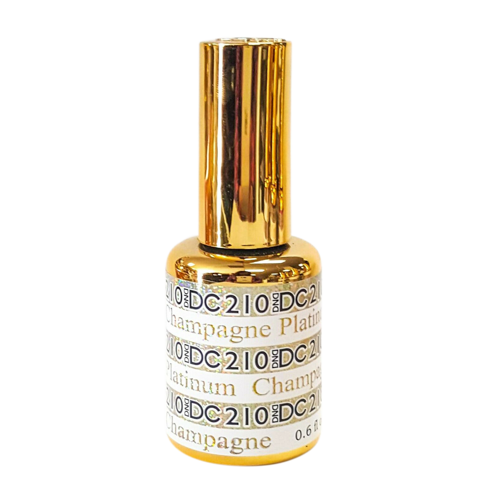 DC Gel Platinum Collection, 210, Champagne Platinum, 0.6oz MY0926