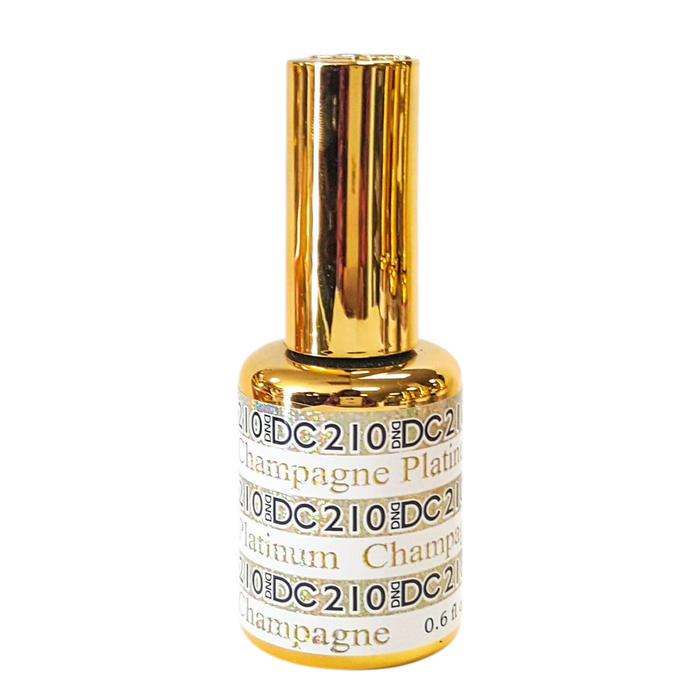 DC Gel Platinum Collection, 210, Champagne Platinum, 0.6oz MY0926