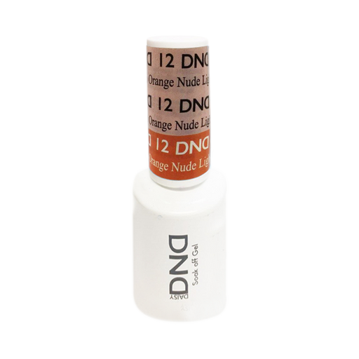 DND Mood Change Gel Polish, D12, Light Pink to Orange Nude 0.5oz KK1226