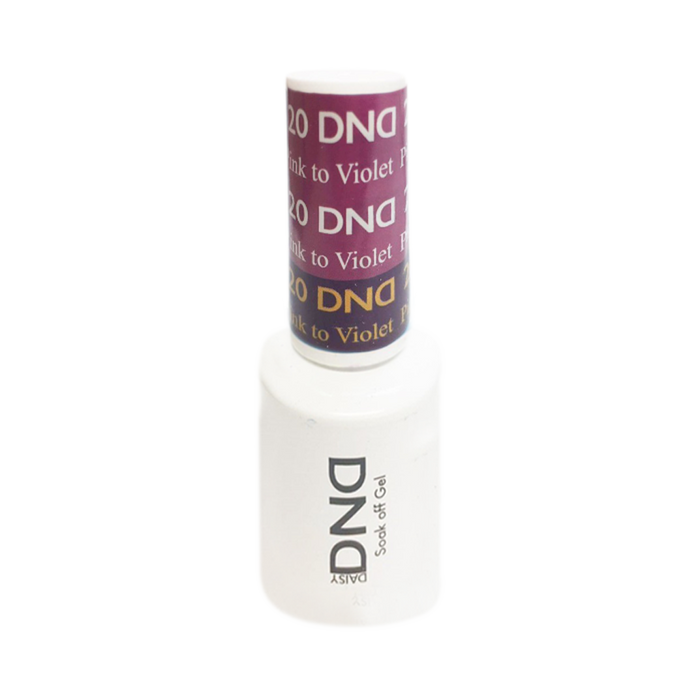 DND Mood Change Gel Polish, D20, Pink to Violet 0.5oz KK1004