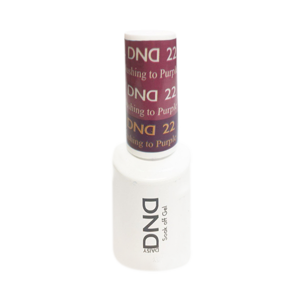 DND Mood Change Gel Polish, D22, Blushing to Purple 0.5oz KK1004
