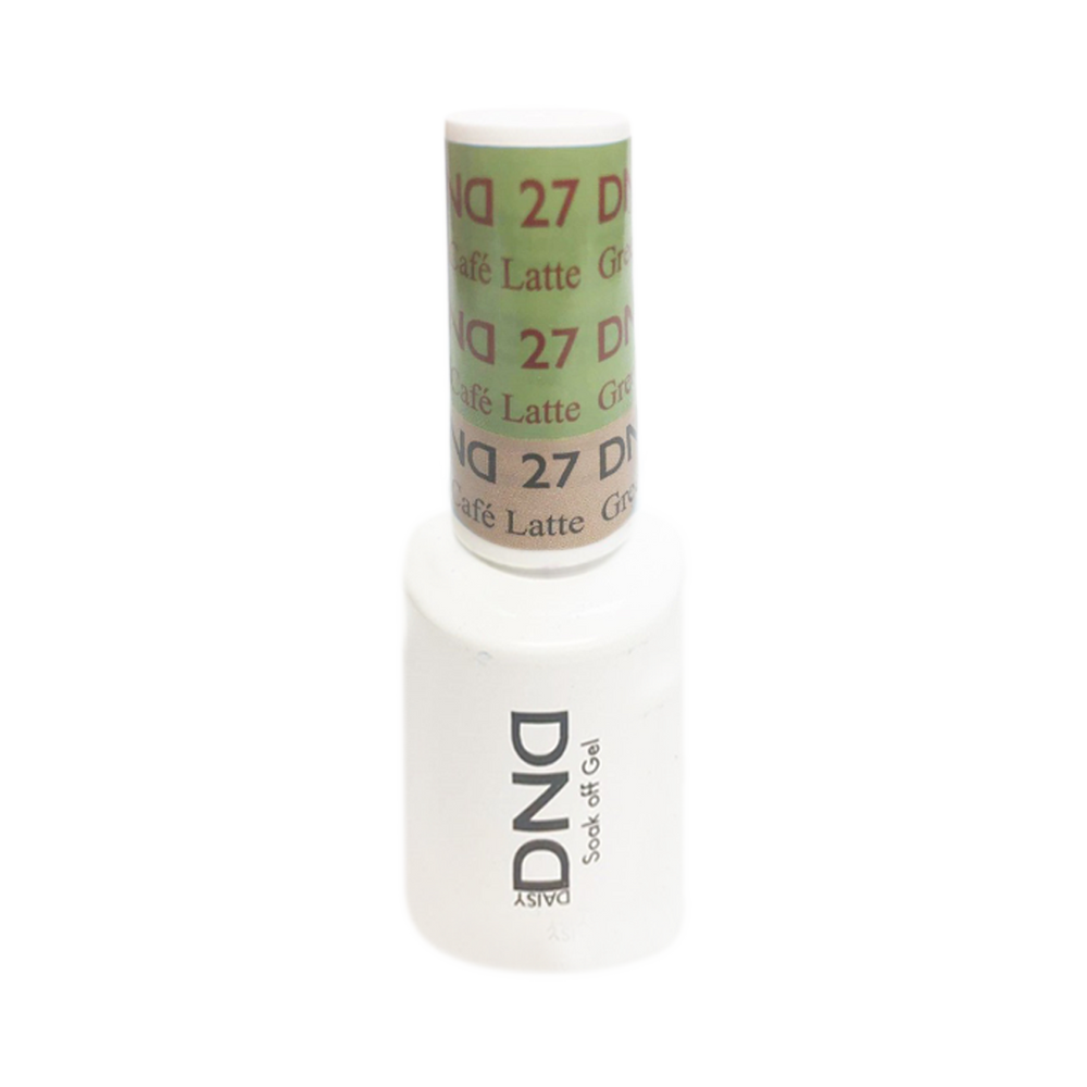 DND Mood Change Gel Polish, D27, Green to Cafe Latte 0.5oz KK1025