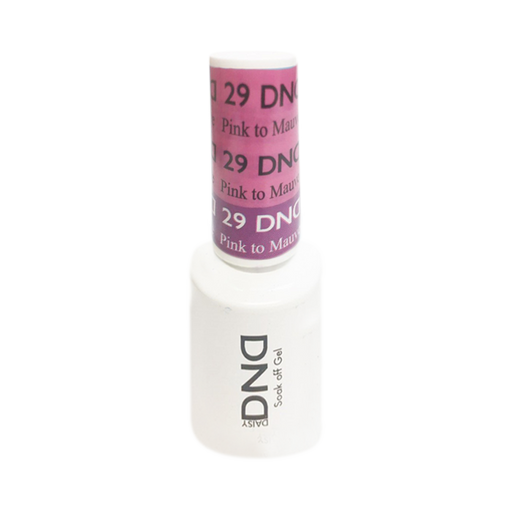 DND Mood Change Gel Polish, D29, Pink to Mauve 0.5oz KK1025