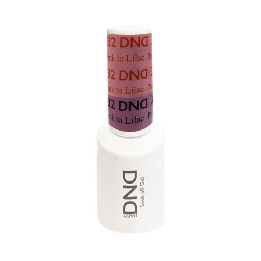 DND Mood Change Gel Polish, D32, Pink to Lilac 0.5oz KK1025